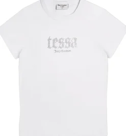 Tessa x Juicy - t-shirt m. diamanter
