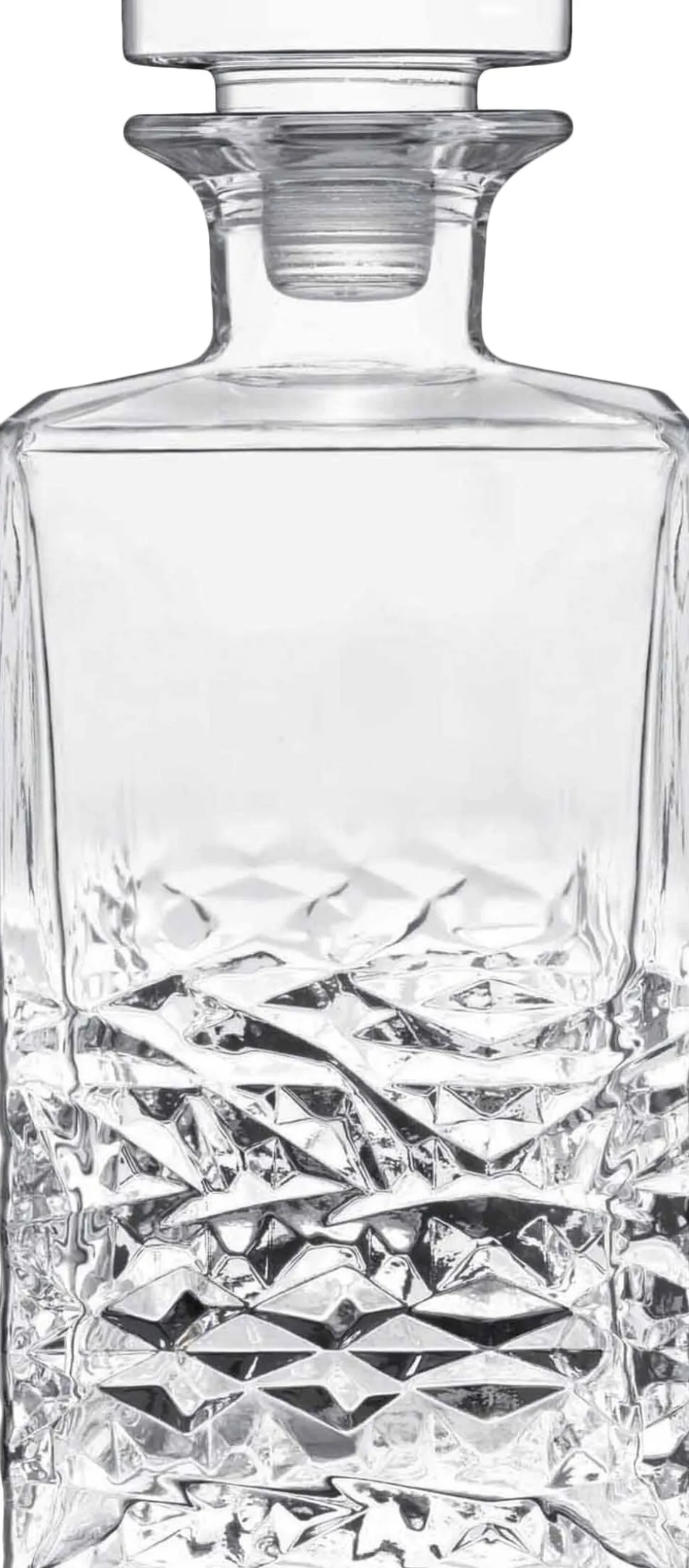 Textures karaffel klar 75 cl L8,5cm B8,5cm H20,7cm