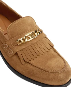 TH CHAIN FRINGE SUEDE LOAFER