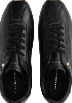 TH Monogram Low Profile Leather Trainers