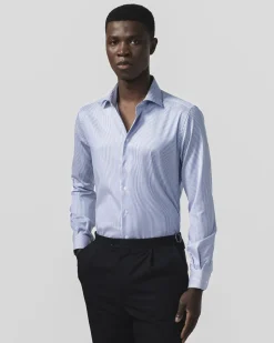 The Lawyer 4. 0 | Mid blue stripe | Slim fit