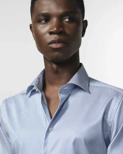 The Lawyer 4. 0 | Mid blue stripe | Slim fit