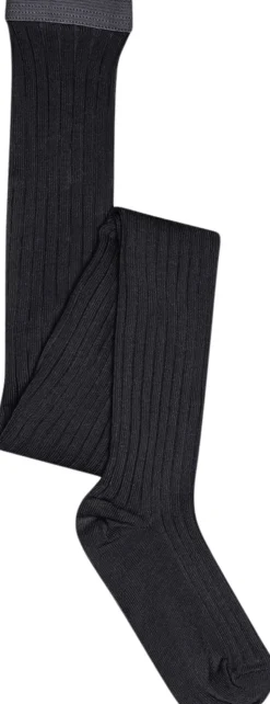 Tights cotton rib