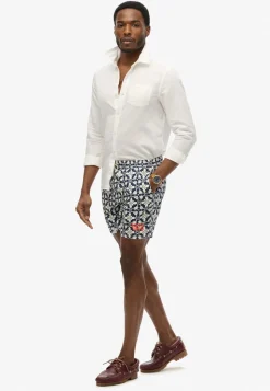 TILE PRINT 16 SWIM SHORT