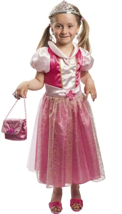 Tornerose eventyrkjole felt) Str 4-7 år