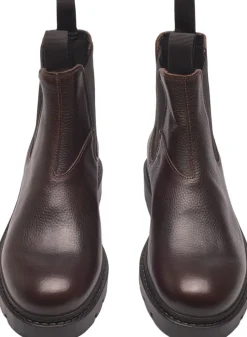 Trais Grain Leather Chelsea Boot