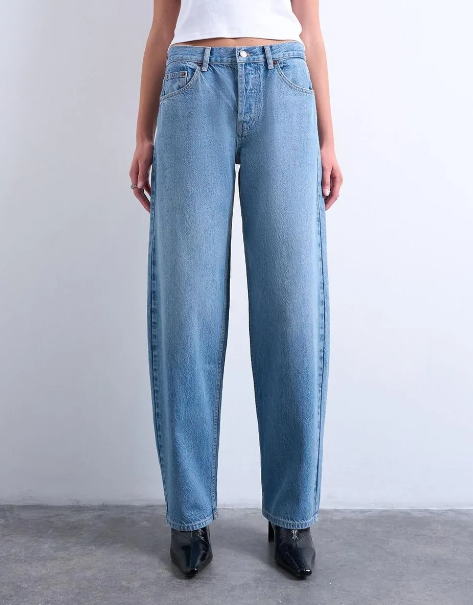 TSLOWRIE LR BAGGY DNM JEANS MB