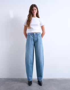 TSLOWRIE LR BAGGY DNM JEANS MB