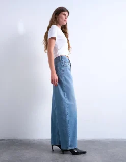 TSLOWRIE LR BAGGY DNM JEANS MB