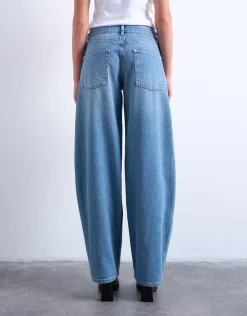TSLOWRIE LR BAGGY DNM JEANS MB