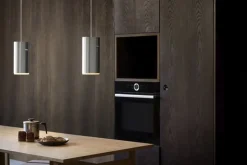 Tube Pendant, Brushed Aluminium, Large