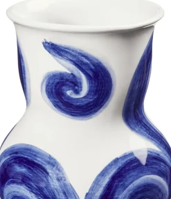 Tulle Vase H22. 5 cm blå