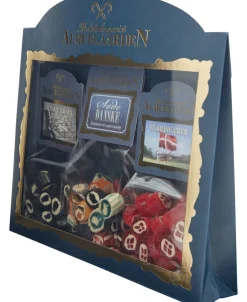 Turist-Gaveæske med danske flag, H. C. Andersen og andre national bolc