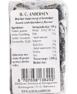 Turist-Gaveæske med danske flag, H. C. Andersen og andre national bolc