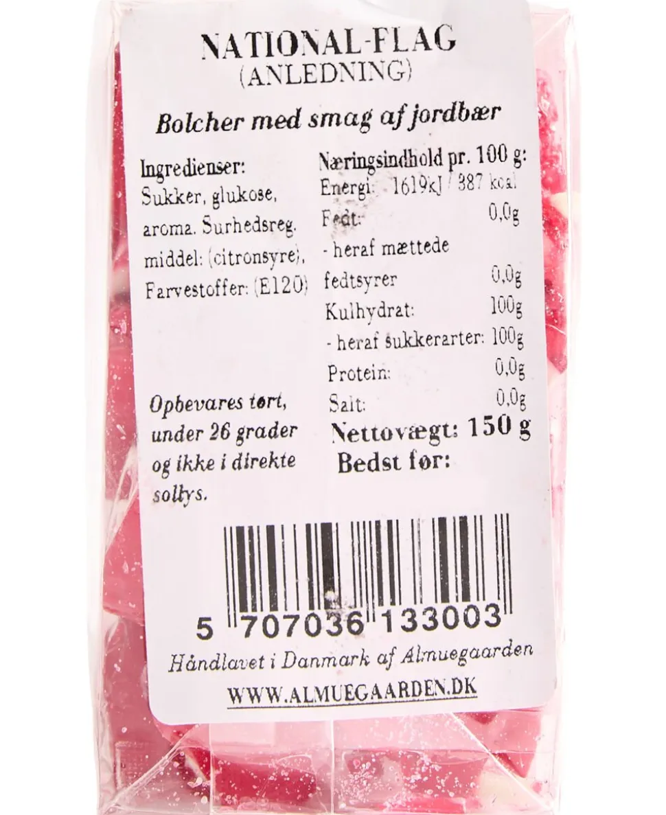 Turist-Gaveæske med danske flag, H. C. Andersen og andre national bolc