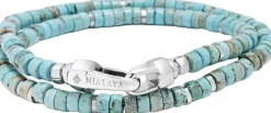 Turquoise Heishi Wrap Bracelet