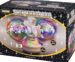 TWIN SPEJLKUGLERmLEDLYS