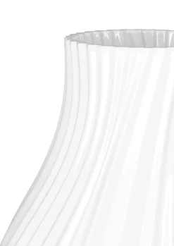 Twist Vase H18 cm hvid porcelæn