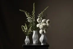 Twist Vase H31 cm hvid porcelæn