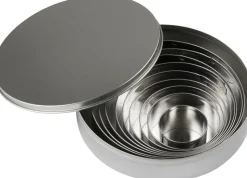 Udstikkersæt Rund 9 stk. Stål