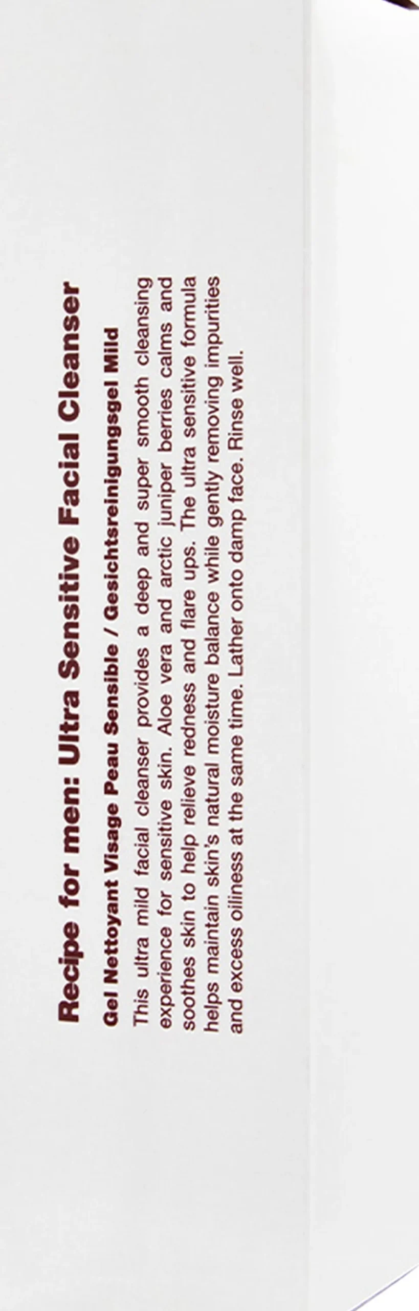 Ultra Sensitive Facial Cleanser 100 ml.