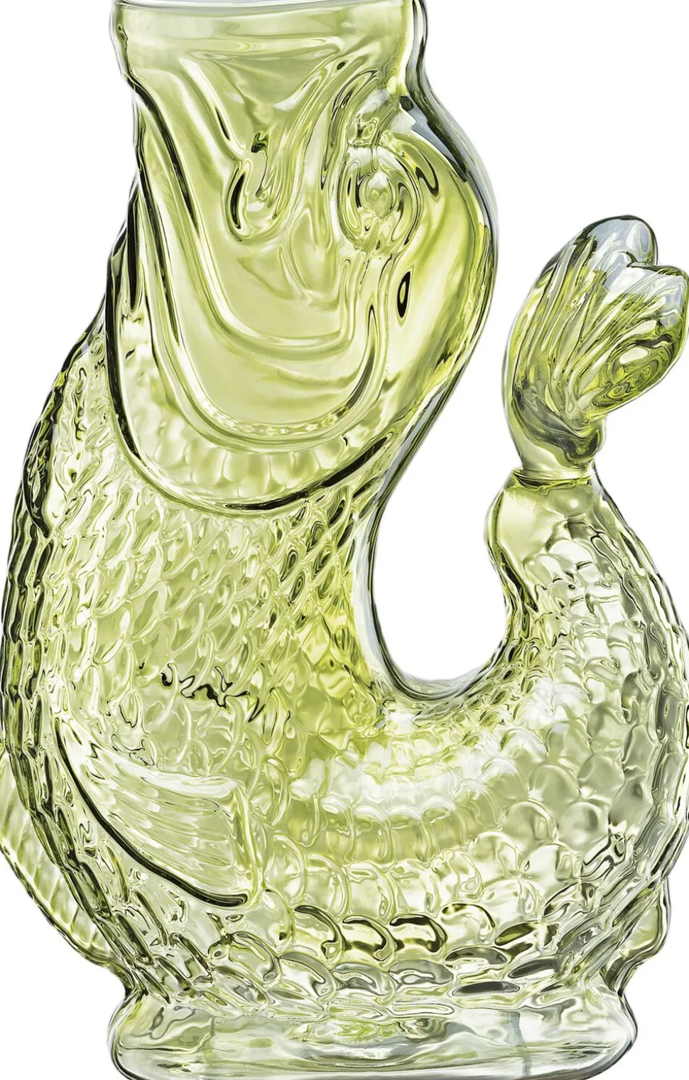 Vandkaraffel fisk, grøn, glas, NEMO