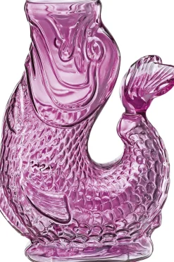 Vandkaraffel fisk, lilla, glas, NEMO