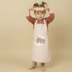 Vandtæt børneforklæde Happy clouds Pudder