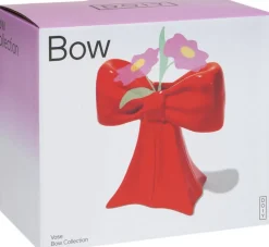 Vase - Bow - Red