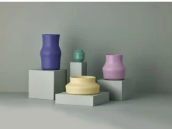 Vase Dorotea 17 x 28 cm Iris Blue Keramik