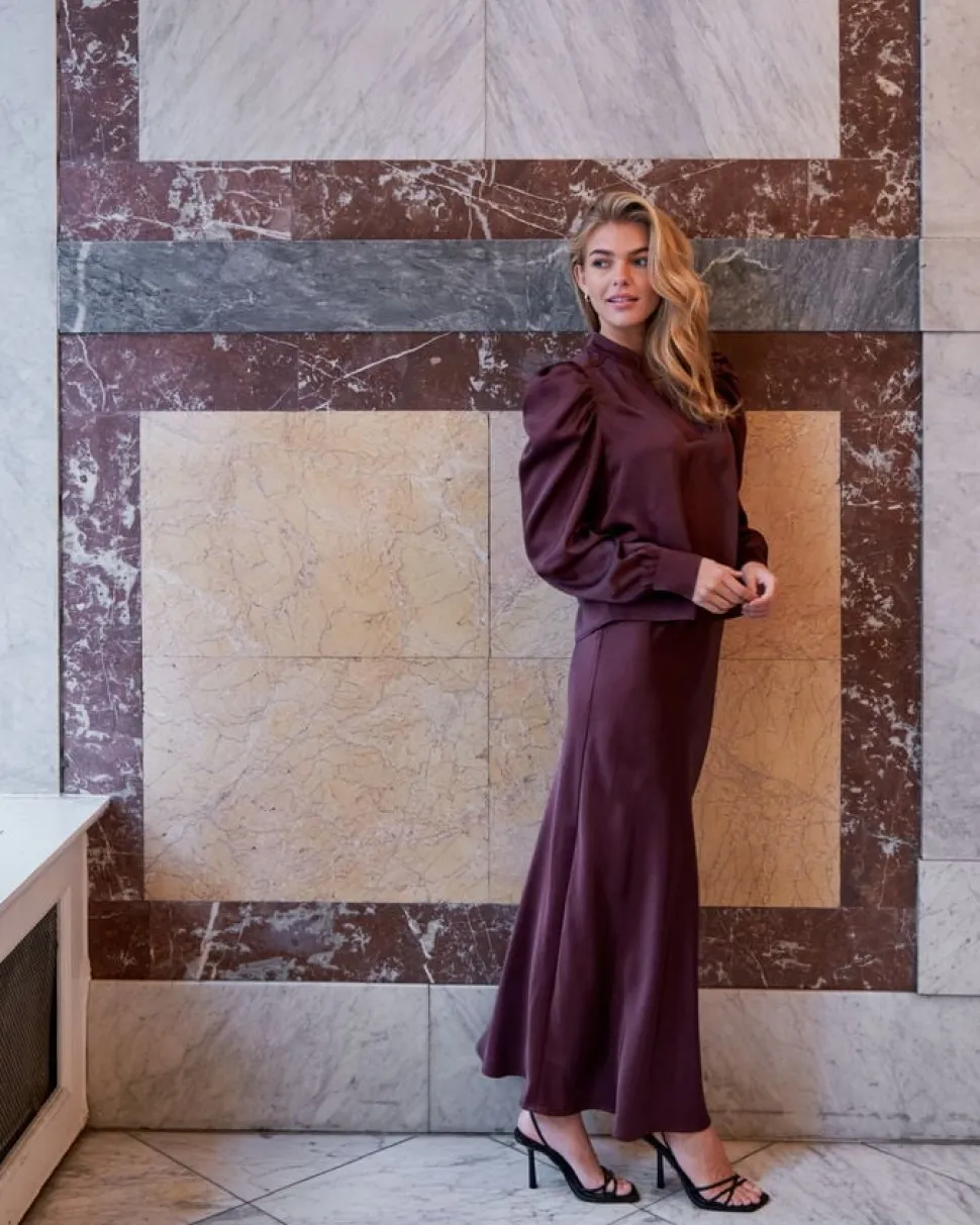 Vicky Heavy Sateen Skirt