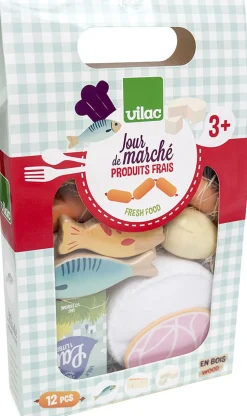 Vilac - Madsæt - Fisk, skinke og ost