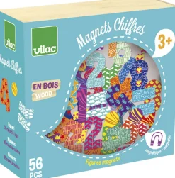 Vilac - Magneter - Tal og tegn - 56 stk