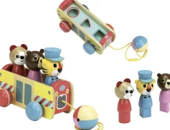 Vilac - Træklegetøj - Bus