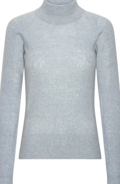 Vilda turtleneck cashmere blend sweater - Clear