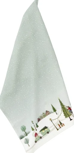 Viskestykke Vinter 70 x 50 cm Arctic Ice