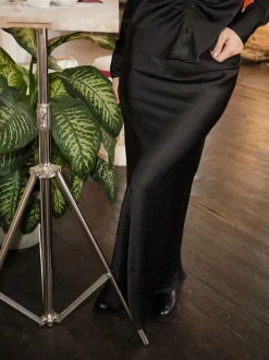 Viso Heavy Sateen Bedaz Skirt