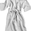 Waffle Bathrobe-Grey