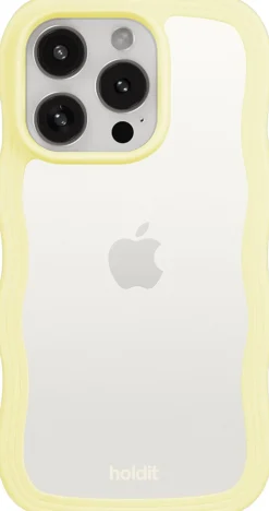 Wavy Case iPhone 15 Pro Max Lemonade/Transparent