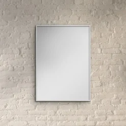 White Wood Mirror