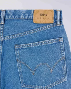 WIDE PANT-BLUE - MID LIGHT USED