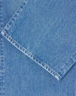 WIDE PANT-BLUE - MID LIGHT USED