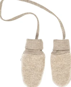Woolly fleece mittens