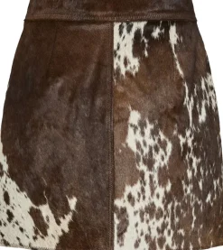 YASCAROLINE HW COW LEATHER SKIRT -