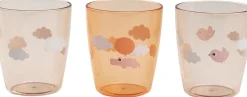 Yummy mini glas 3 stk. Happy clouds Papaya