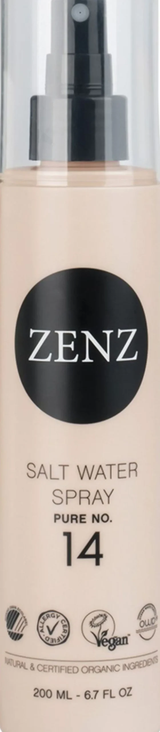 Zenz Organic Styling 14 Salt Water Spray Pure 200 ML